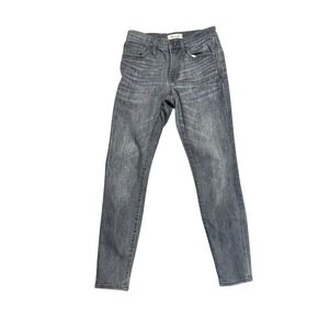 Madewell 9 High Riser Skinny Skinny Jeans‎ Gray Women's Size 24